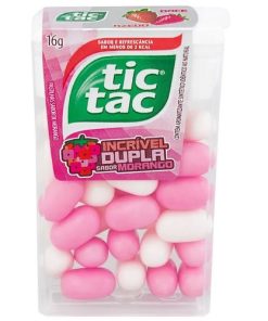 BALA TIC TAC MORANGO 16GR