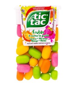 BALA TIC TAC FRUTAS 16GR
