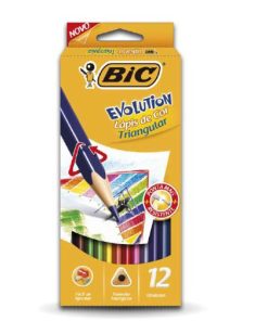 LAPIS DE COR BIC EVOLUTION C12 UN