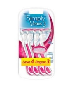 APARELHO GILLETTE VENUS SIMPLY L4P3 UN