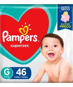 FRALDA PAMPERS SUPERSEC G 46UN