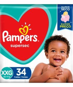 FRALDA PAMPERS SUPERSEC XXG 34UN