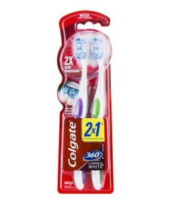 ESCOVA DENTAL COLGATE 360 WHITE L2P1 UN