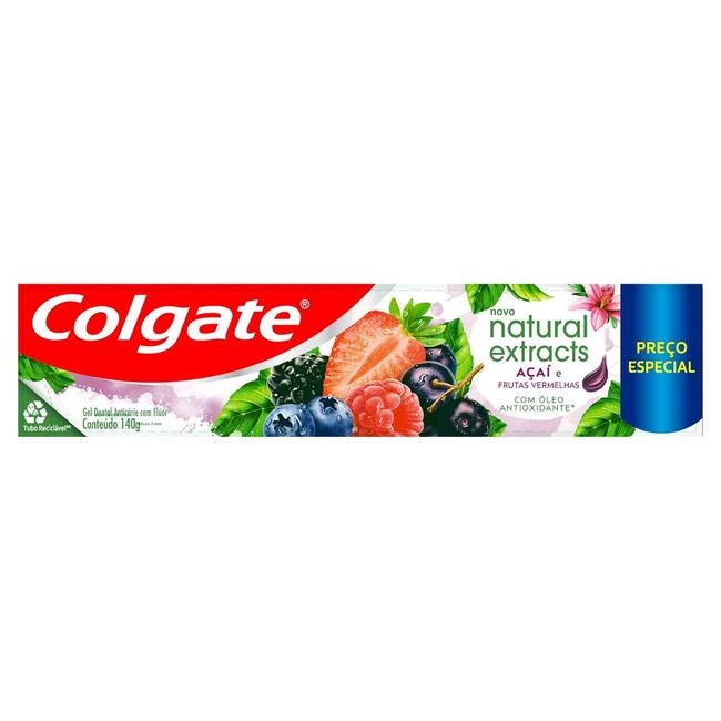 CREME DENTAL COLG NATURALS EXT ACAI 140G