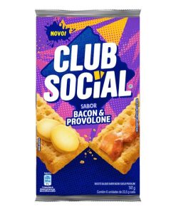 BISCOITO CLUB SOCIAL BACON E PROVOL 141G