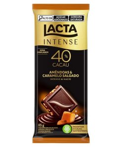 CHOCOLATE LACTA INTENSE 40 CAR SALG 85GR