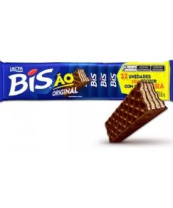CHOCOLATE WAFER LACTA BISAO PRETO 201,6G