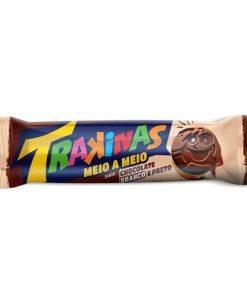 BISCOITO TRAKINAS MEIO CHOC/CHOC BCO 126