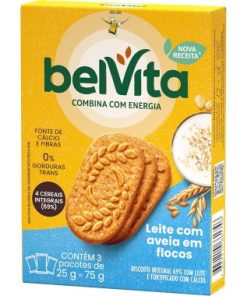 BISCOITO BELVITA LEITE/AVEIA 75GR