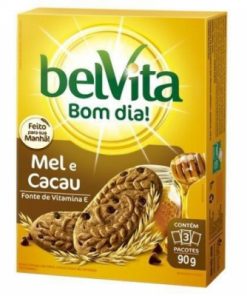 BISCOITO BELVITA MEL/CACAU 75g