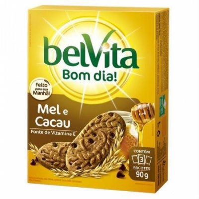 BISCOITO BELVITA MEL/CACAU 75g BISCOITO BELVITA MEL/CACAU 75g