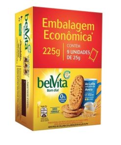 BISCOITO BELVITA LEITE/AVEIA ECON 225g
