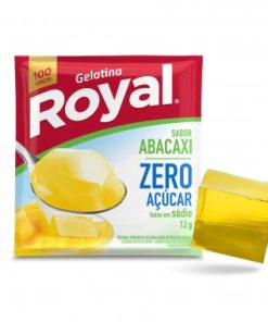 GELATINA ROYAL ZERO ACUCAR ABACAXI 12G