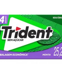 CHICLE TRIDENT MENTA 25,2G