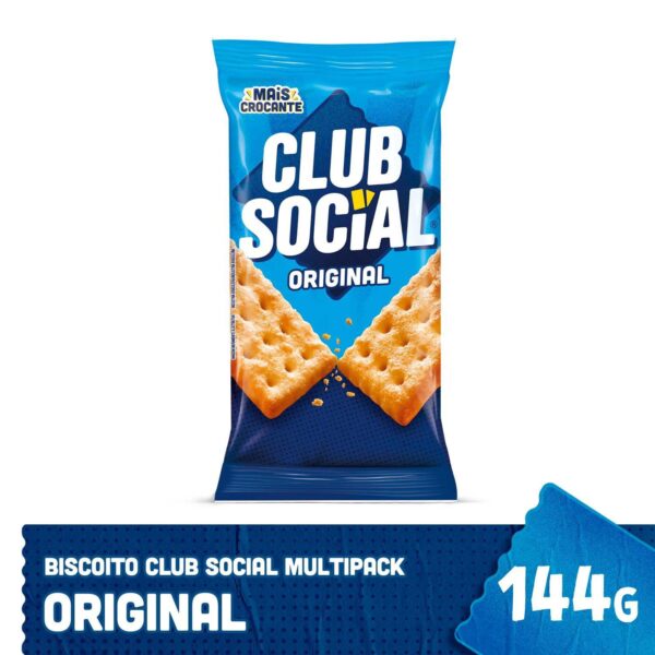 BISCOITO CLUB SOCIAL ORIGINAL 144GR