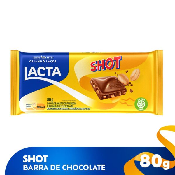 CHOCOLATE LACTA SHOT 80GR