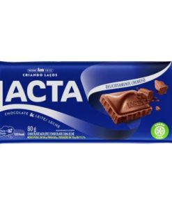 CHOCOLATE LACTA AO LEITE 80GR