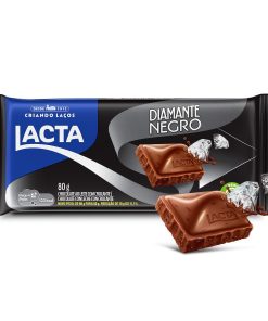 CHOCOLATE LACTA DIAMANTE NEGRO 80GR