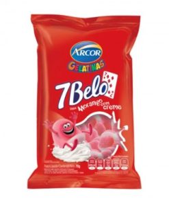 BALA ARCOR GELATINA MORANGO 70GR
