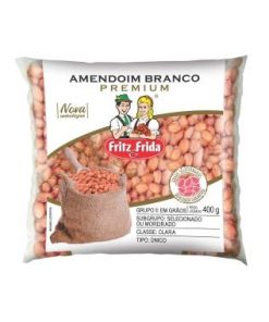 AMENDOIM FRITZ FRIDA BRANCO PREMIUM400G