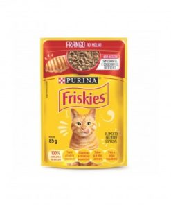 RACAO FRISKIES FRANGO AO MOLHO SHT 85GR