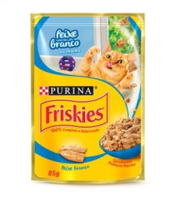 RACAO FRISKIES PEIXE AO MOLHO SH 85GR