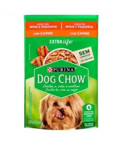 RACAO DOG CHOW ADULTO MINI CARNE 100GR