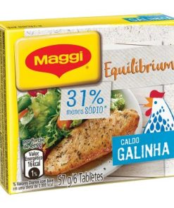 CALDO MAGGI GALINHA MENOS SODIO 57GR
