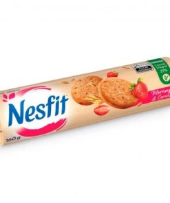 BISCOITO NESFIT MORANGO CEREAIS 160GR