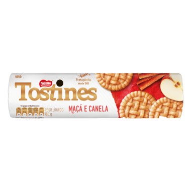 BISCOITO TOSTINES MACA CANELA 160G BISCOITO TOSTINES MACA CANELA 160G