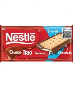 CHOCOLATE NESTLE CHOCOTRIO LEITE 90G