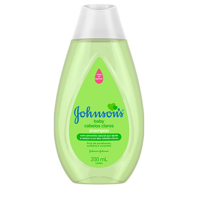 SHAMPOO J&J BABY CABELOS CLAROS 200ML