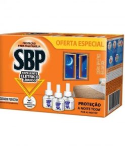 REPELENTE ELETR LIQ SBP 3 REFIS UN