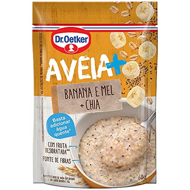 AVEIA DR OETKER BANANA MEL CHIA 60GR