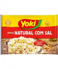 PIPOCA MICRO YOKI NATURAL C SAL 100GR