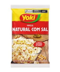 PIPOCA MICRO YOKI NATURAL COM SAL 50GR
