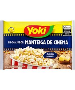 PIPOCA MICRO YOKI MANTEIGA CINEMA 100GR