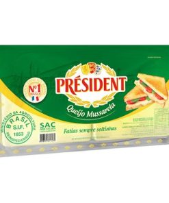 QUEIJO MUSSARELA PRESIDENT FAT 1KG