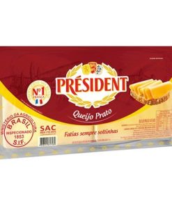 QUEIJO PRATO PRESIDENT FAT 1KG