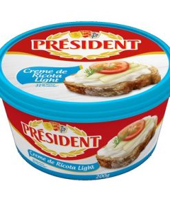 CREME DE RICOTA PRESIDENT LIGHT 200GR