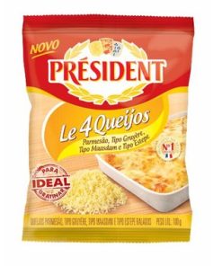 QUEIJO RALADO PRESIDENT 100G