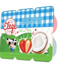 BEBIDA LACTEA ELEGE MORANGO COCO BJ 510G