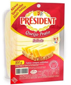 QUEIJO PRATO PRESIDENT FAT 300GR