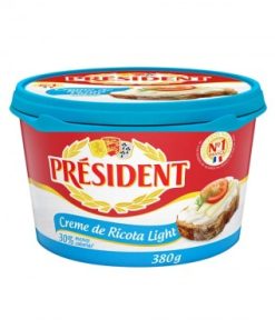 CREME DE RICOTA PRESIDENT LIGHT 380GR