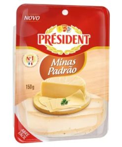 QUEIJO MINAS PADRAO PRESIDENT FAT 150G