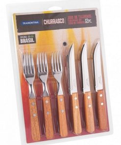 CONJUNTO TALHER INOX 12PC