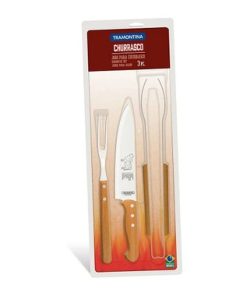 CONJ TRAMONTINA PARA CHURRASCO 3PC