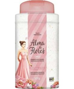 TALCO ALMA DE FLORES ESSENCIA JASMIM100G