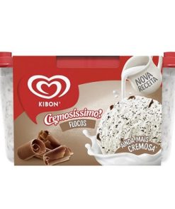 SORVETE KIBON CREMOSISSIMO FLOCOS 1,5L
