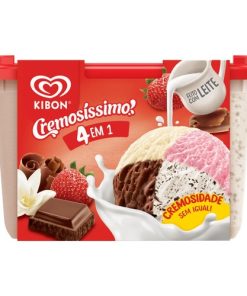SORVETE KIBON CREMOSISSIMO 4EM1 2L